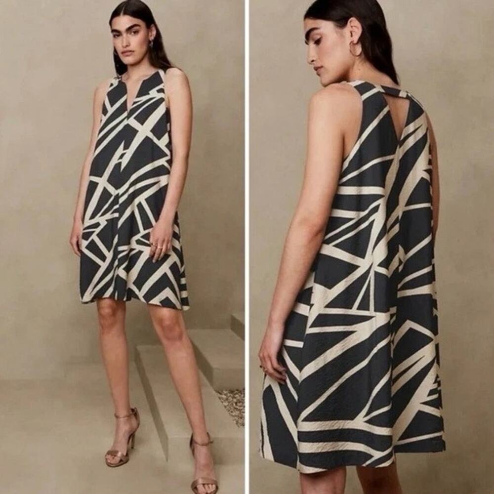 Banana Republic TRAPEZE MINI DRESS Sz M